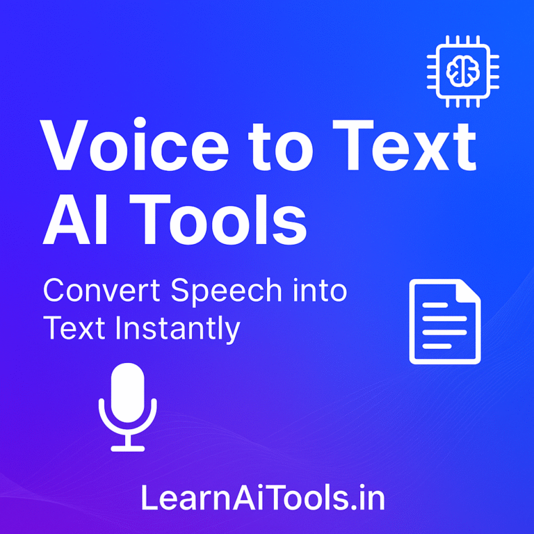 Voice to Text AI Tools